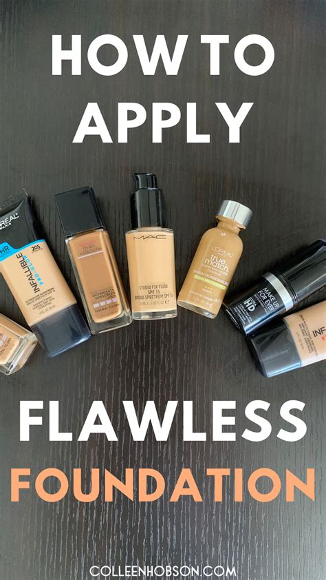 how to make foundation flawless